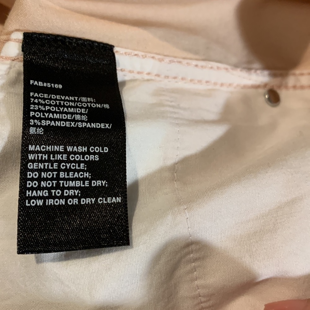 Lafayette 148 New York Light Blush Skinny Pants Size 12 - Picture 8 of 13